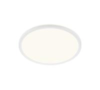 Briloner - Lampada da soffitto a LED a luce indiretta, piatta, colore luce bianca neutra, lampada a LED, plafoniera a LED, lampada da soggiorno, pannello a LED, lampada da cucina, 48x3 cm, nero