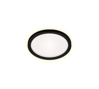 Plafoniera Moderna Slim Plastica Nero Led Integrato 12W 4000K [EEK: A++]