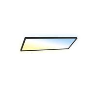 Briloner - Plafoniera LED CCT, Plafoniera LED Retroilluminazione, Ultrapiatta, Dimmerabile, Telecomando, Bianco Caldo, Bianco Neutro, Bianco Freddo, 580 x 200 x 30 mm (L x P x A)