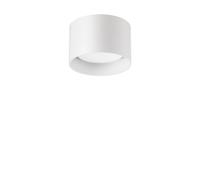 Plafoniera Moderna Spike Metallo Bianco 1 Luce Gx53 9W 3000K Luce Calda