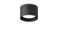 Plafoniera Moderna Spike Metallo Nero 1 Luce Gx53 9W 3000K Luce Calda