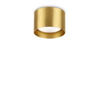 Plafoniera Moderna Spike Metallo Ottone 1 Luce Gx53 9W 3000K Luce Calda [EEK: A++]
