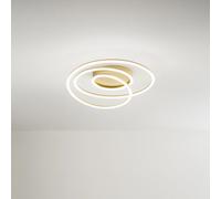 Plafoniera Moderna Spira Metallo Oro Led 63W Dimmerabile Ip20 [EEK: A++]