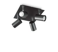 LAMPADA DA SOFFITTO SPOT PL4 NERO