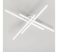 Plafoniera Moderna Syncro Alluminio Bianco Led 58W Dimmerabile Ip20