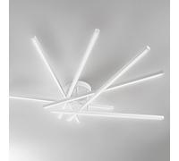 Plafoniera Moderna Syncro Alluminio Bianco Led 70W Dimmerabile Ip20