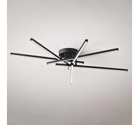 PLAFONIERA IN ALLUMINIO COLORE NERA SYNCRO DIMMEREABILE 112,5CM LED 70W CCT 3000K 4000K 6000K 4900Lm
