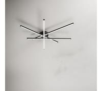 Plafoniera Moderna Syncro Nero Led Piccola