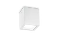 Plafoniera Moderna Techo Metallo Bianco 1 Luce Gu10 Big