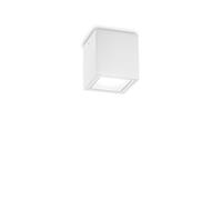 Plafoniera Moderna Techo Metallo Bianco 1 Luce Gu10 Small