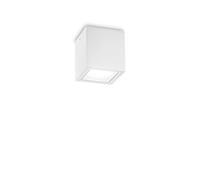 Plafoniera Moderna Techo Metallo Bianco 1 Luce Gu10 Small