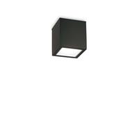 Plafoniera Moderna Techo Metallo Nero 1 Luce Gu10 Small