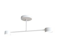 Plafoniera Moderna Thor 2 Luci Bianca