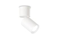 Plafoniera Moderna Toby Metallo Bianco 1 Luce Gu10 7W 3000K Luce Calda [EEK: A++]