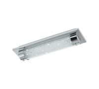Plafoniera Moderna Tolorico Acciaio Cromo Luce Led Integrato 8W