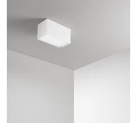 Plafoniera Moderna Tric Metallo Bianco Led 20W 3000K Ip20 [EEK: A++]