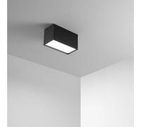 Plafoniera Moderna Tric Metallo Nero Led 20W 3000K Ip20 [EEK: A++]