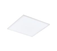 Plafoniera Moderna Turcona-Cct Alluminio Bianco Luce Led Integrato 32,4W