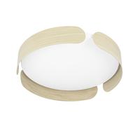 Plafoniera Moderna Valcasotto Acciaio Marrone Luce Led Integrato 20W