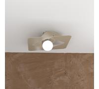 Plafoniera Moderna Wacky Metallo Sabbia 1 Luce E27 45Cm [EEK: A++]