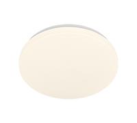 Plafoniera Moderna Walk Metallo Bianco Led Integrato 12W 3000K [EEK: A++]