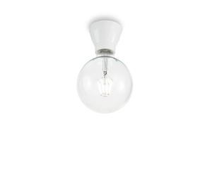 Plafoniera Moderna Winery Porcellana - Ceramica Bianco 1 Luce E27