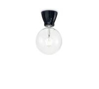 Plafoniera Moderna Winery Porcellana - Ceramica Nero 1 Luce E27 [EEK: A++]