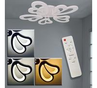 Plafoniera Moderno LED 105W Luce Calda Dimmerabile Soggiorno Cucina