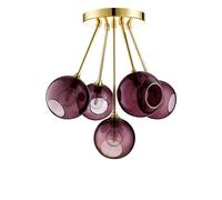 Plafoniera Molecule Ballroom Design by Us, Colore Purple Rain/Gold
