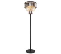 Plafoniera Naxis 3 luci Ø 400x1600 mm Nero - opaco