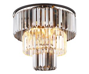 Plafoniera Naxis 3 luci Ø 400x330 mm Nero - opaco