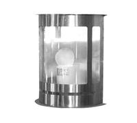 PLAFONIERA NEW AGE DROP A MURO LANTERNE ILLUMINAZIONE ARREDO GIARDINO CM.L20xP11