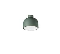 Plafoniera Nordica Yelmo Metallo Verde Bianco 1 Luce E27 Ip20 [EEK: A++]