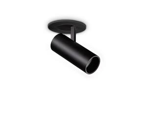 Plafoniera Nova LED 6W Luce Calda 3000K Finitura Nero Ideal Lux