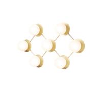 Plafoniera Nuura Liila 7 Bianco Opale