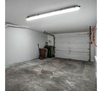 Plafoniera Officina Umidità LED Lampada Vassoi 36W Bianco Neutro L 120 CM