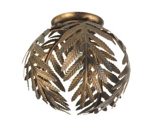 PLAFONIERA ONLI "FELCE" BRONZO DIAMETRO 25 CM, E27