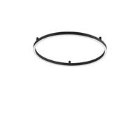 ORACLE SLIM LAMPADARIO DA SOFFITTO LED SMD 29 W On-Off 3550 lm 4000 K NERO D.50CM