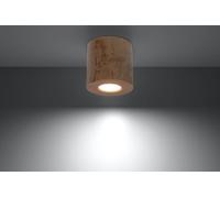 Plafoniera ORBIS Natural Wood da soffitto