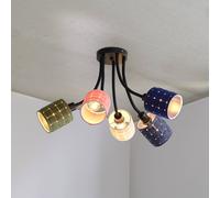 OSRAM plafoniera a 5 luci Decor Felt Weaving Cans, in feltro e metallo, E14, 630