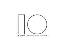 OSRAM ORBIS PARIS plafoniera 300 mm, beige, attacco E27, può essere dotata di lampada smart, alta qualità, design moderno, con paralume in tessuto, adatta per uso interno, rotonda, IP20