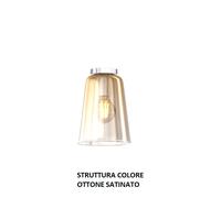 PLAFONIERA OTTONE SAT. 1 LUCE AMBRA 1164OS-PL1-AM