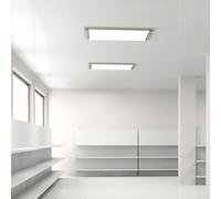 Plafoniera Pannello Incassato Bianco Alluminio Quadrato LED Per Corridoio 2x [EEK: Non valutato]