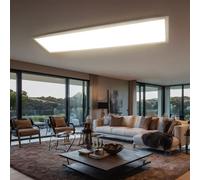 Plafoniera Pannello Luci Montaggio LED Corridoio Bianco Lampada Letto L 120 CM [EEK: E]