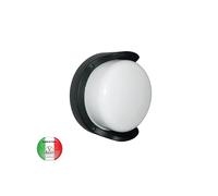 Plafoniera parete da esterno alluminio diffusore policarbonato PF184 Italy