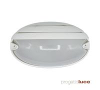 Plafoniera Prisma CHIP ovale con attacco E27 Bianca IP55 005706