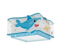 Plafoniera Per Bambini A 2 Luci Little Shark