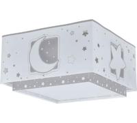 Plafoniera per bambini Dalber Moonlight, luna e stelle, colore grigio, 63236ME, attacco E27-2 x 15W