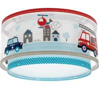 Plafoniera per bambini Dalber Police, a forma di auto della polizia, plafoniera per bambini, E27-2 x 15W, 60616M