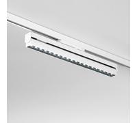Plafoniera Per Binario Metallo Bianco Acrilico Led 30W 3000K
